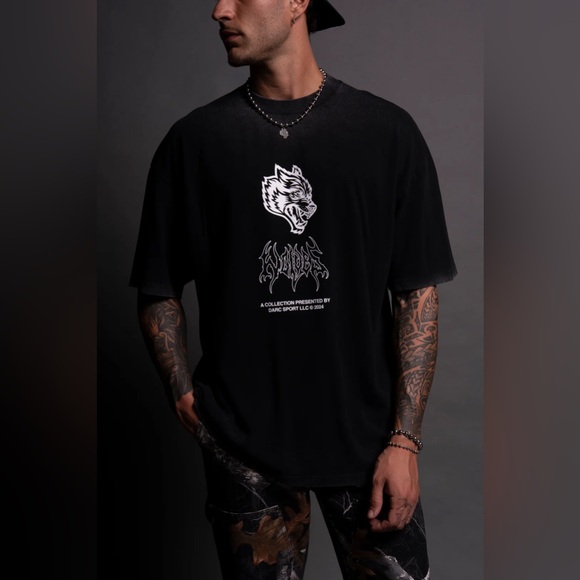 IN THE SHADOWS "PREMIUM" OVERSIZED TEE IN BLACK- Soldout!! - Picture 8 of 10